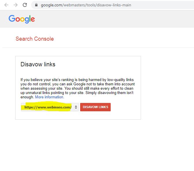 آموزش حذف بک لینک اسپم,حذف بک لینک اسپم,disavow کردن
